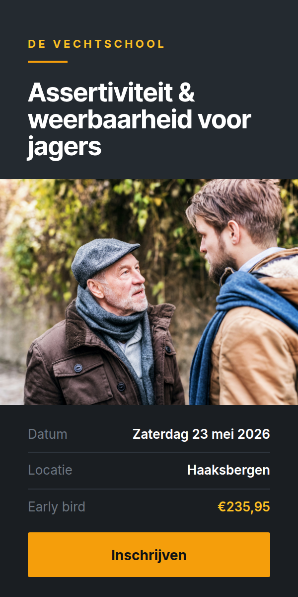 Assertiviteitstraining voor jagers